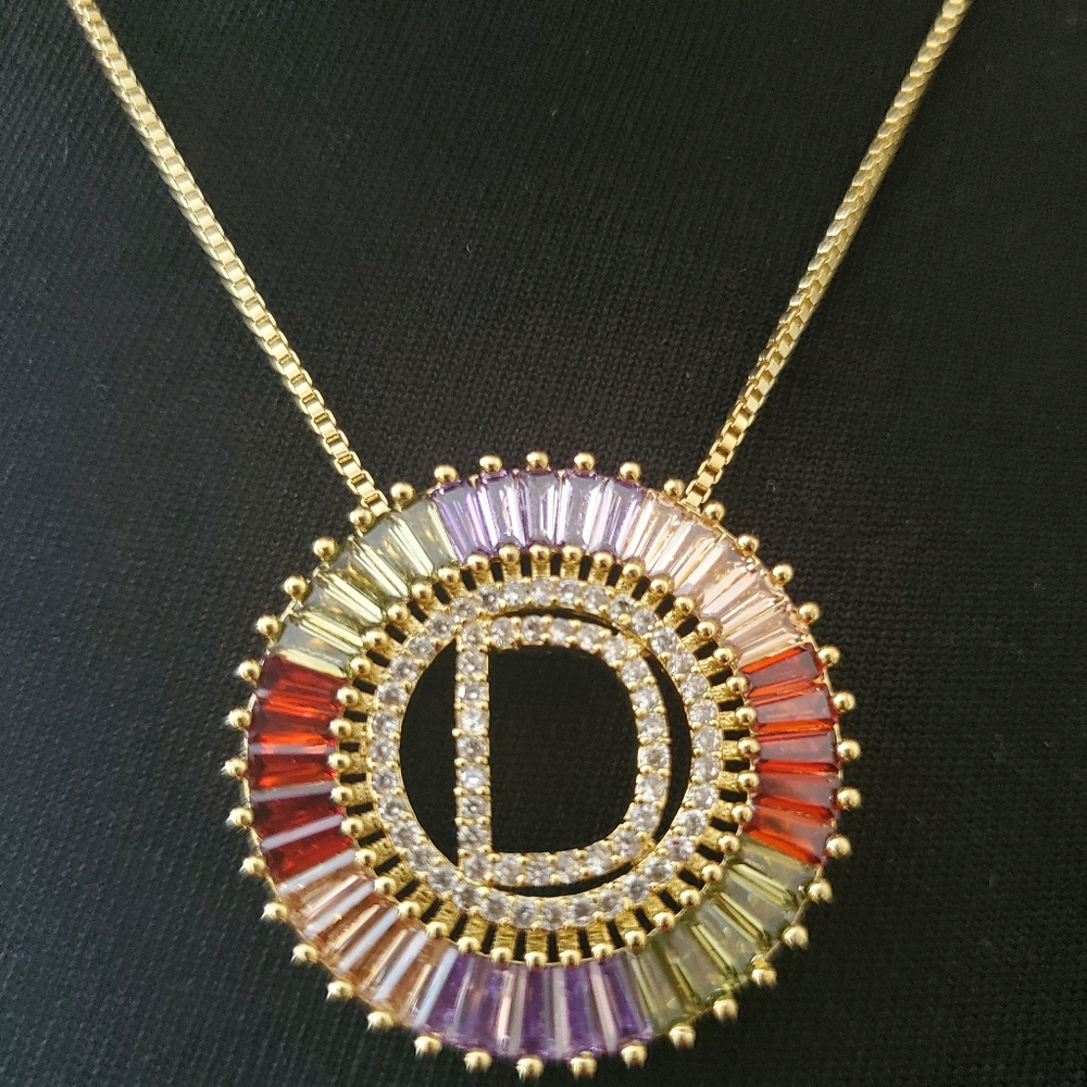 Initial necklace